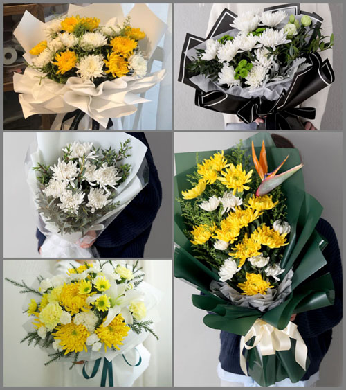 湖南郴州永兴县七甲乡白事花束代送